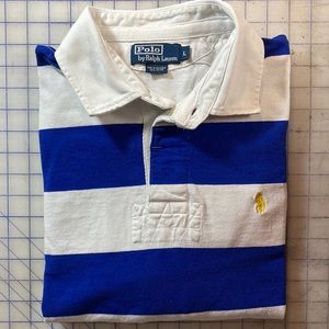 Polo Ralph Lauren Striped Rugby Polo Sz L